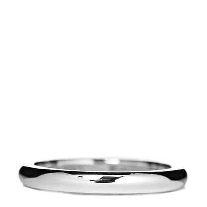 Tiffany Sterling Silver Diamond Elsa Peretti Band Ring 56 7.5 3 of 5