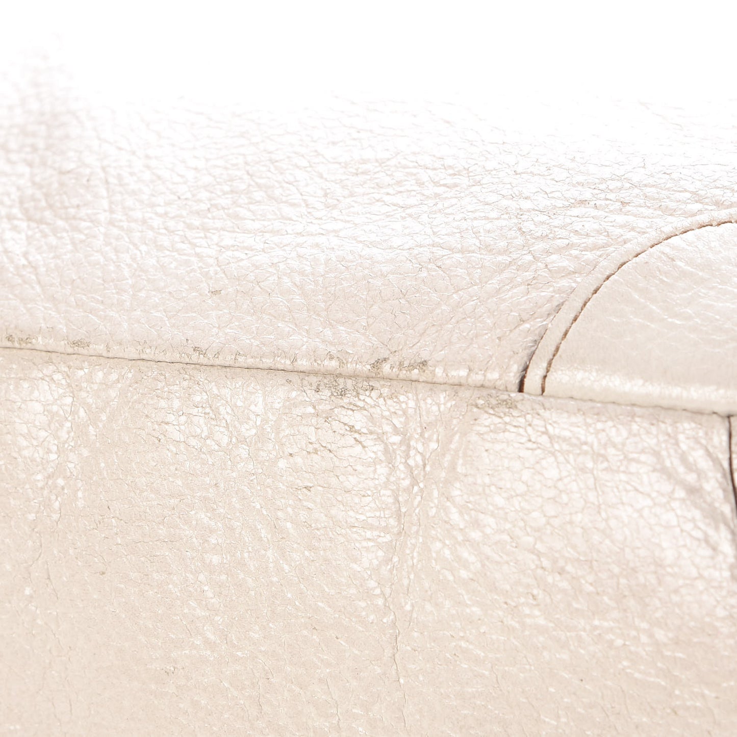 Cervo Lux Chain Shoulder Bag Talco