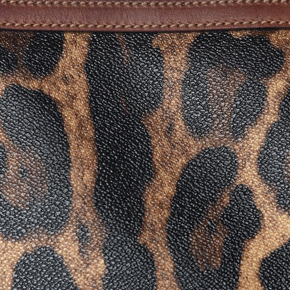 Dolce & Gabbana Coated Canvas Leopard Print Tote 7 of 14
