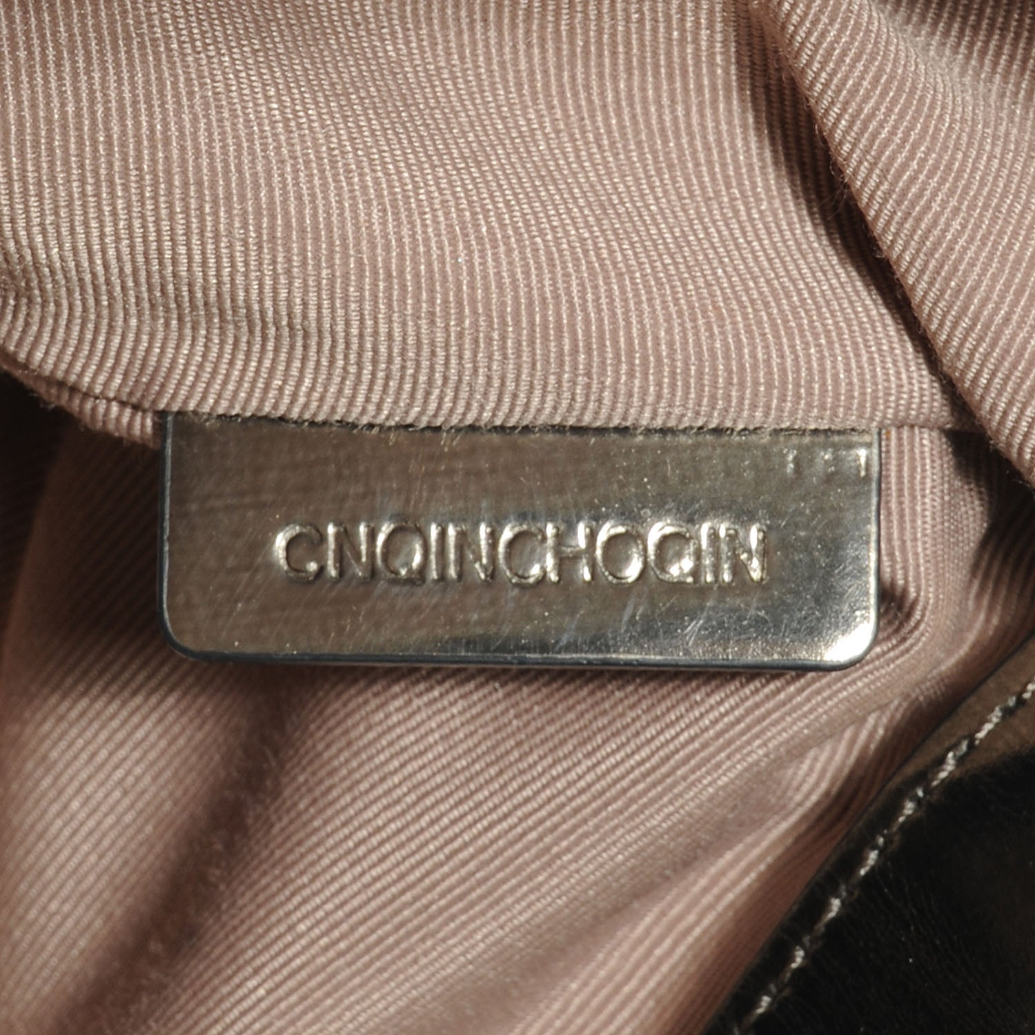 Burberry Metallic Calfskin Nova Check Tote 7 of 8
