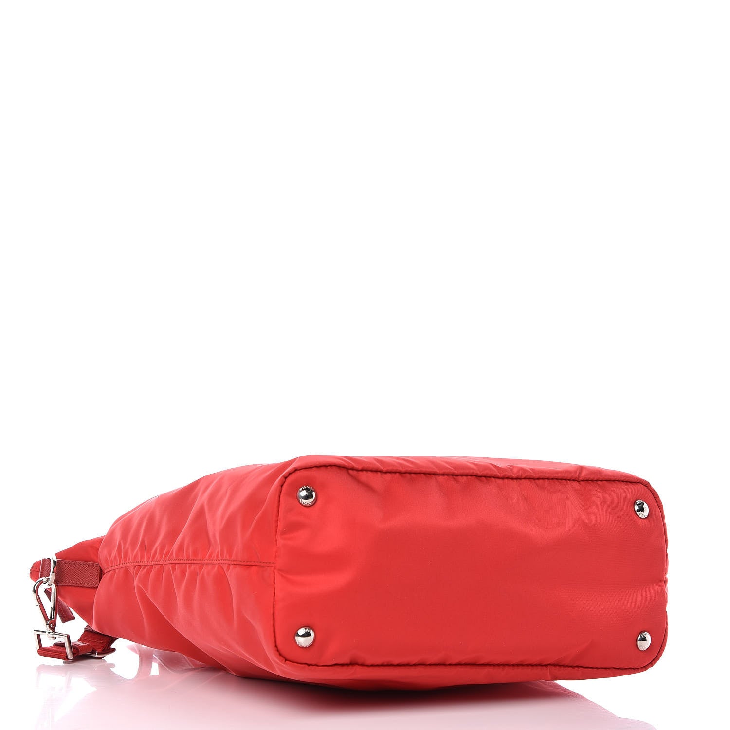 Prada Tessuto Nylon Vela Shopping Tote Rosso 4 of 11