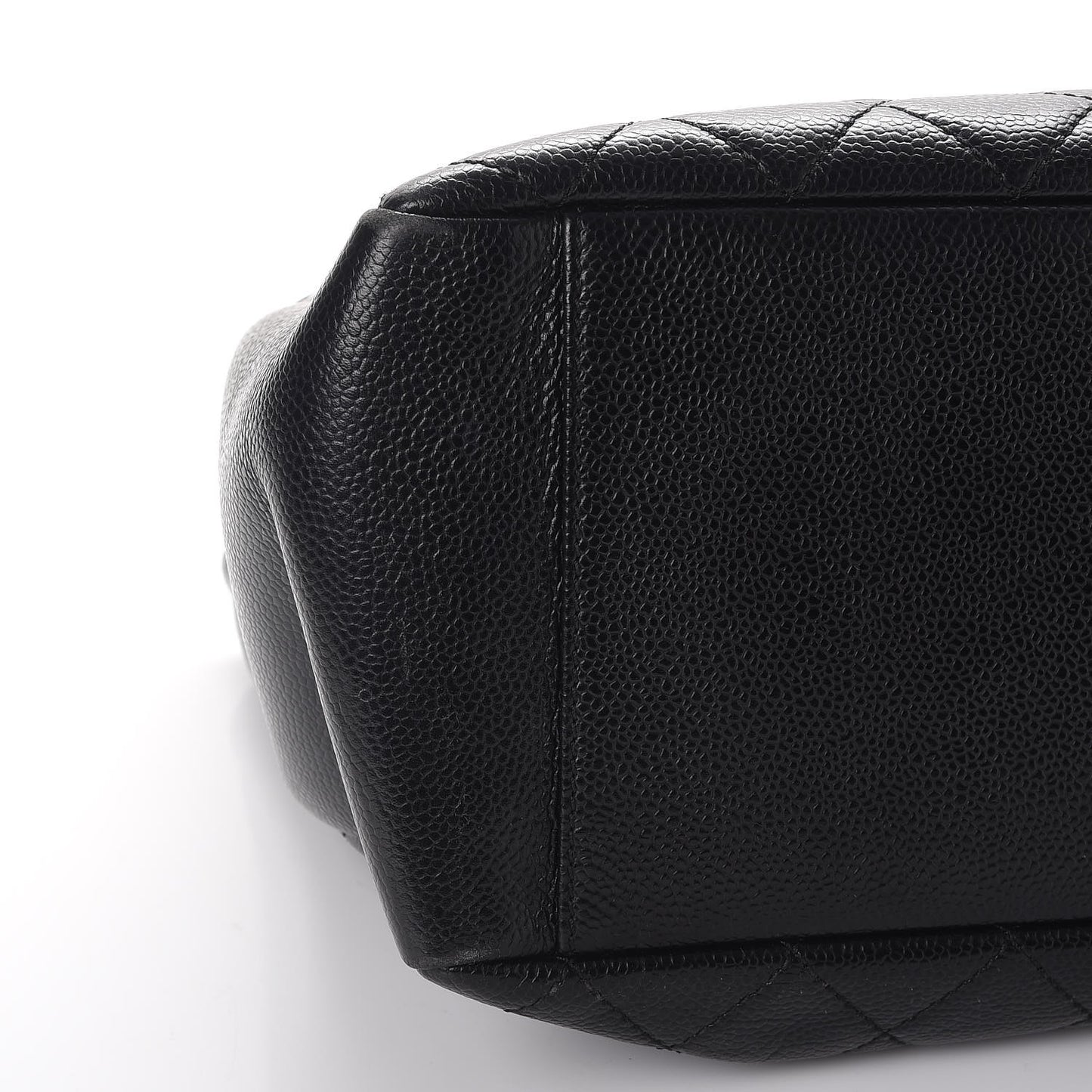 Caviar Quilted Grand Shopping Tote GST Black