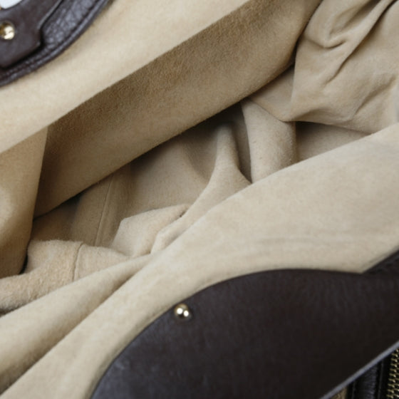 Cervo Double Compartment Tote Ebano