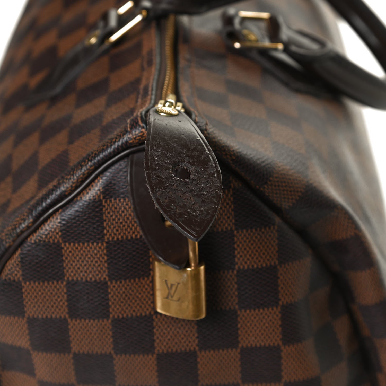 Louis Vuitton Damier Ebene Speedy 35 16 of 16