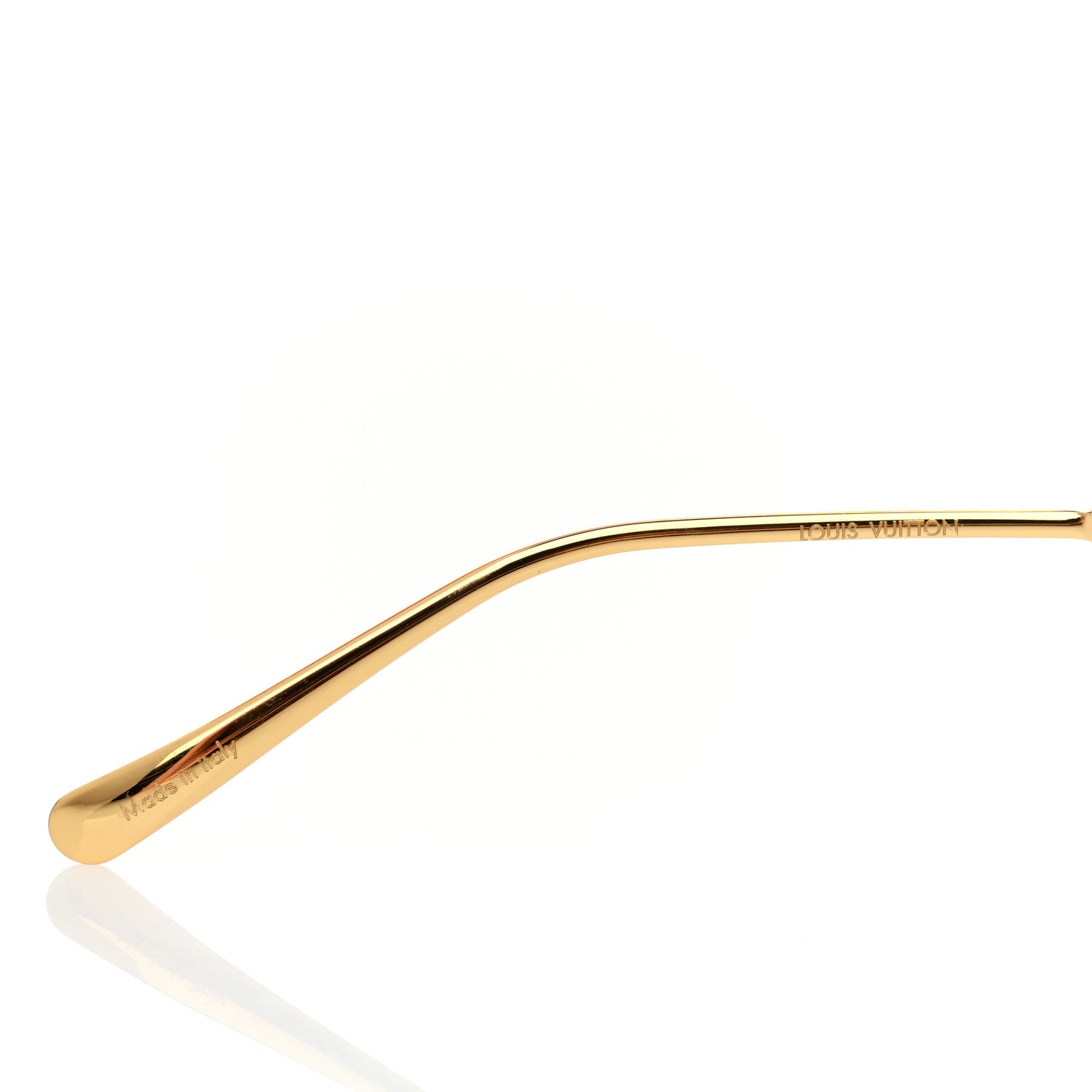 Louis Vuitton Metal My LV Chain Pilot Sunglasses Z1539E Gold 5 of 6