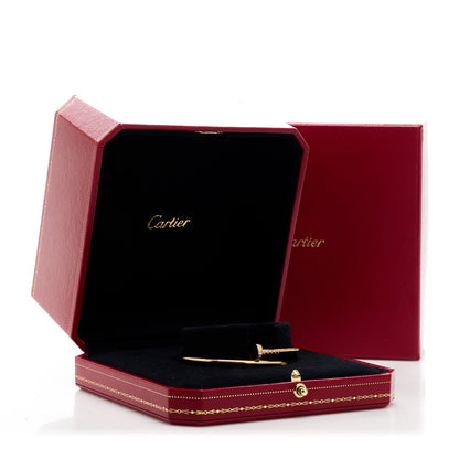Cartier 18K Pink Gold Diamond Small Juste Un Clou Bracelet 16 5 of 5