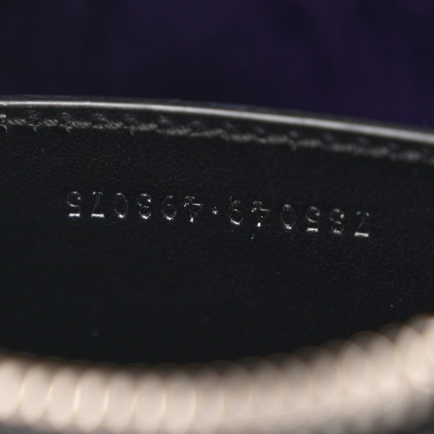 Gucci Nylon Calfskin Enamel GG Matelasse Chain Handbag Black 7 of 10