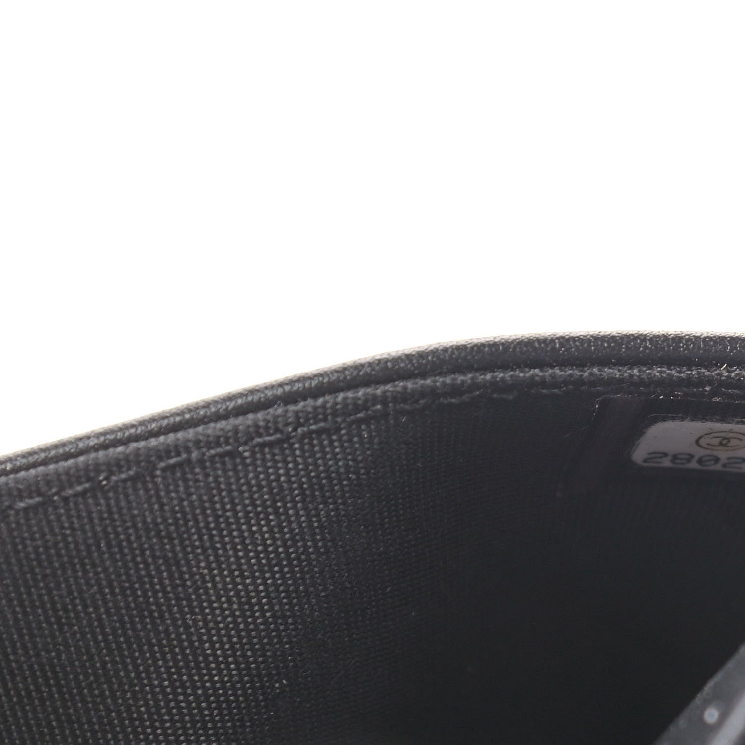 Chanel Caviar Quilted Boy Wallet On Chain WOC Black 7 of 12