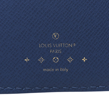 Louis Vuitton Denim Amelia Compact Wallet Blue 6 of 8