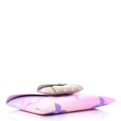 Louis Vuitton Monogram Giant Spring In The City Kirigami Pochette Set Sunrise Pastel Sunset Kaki 4 of 10