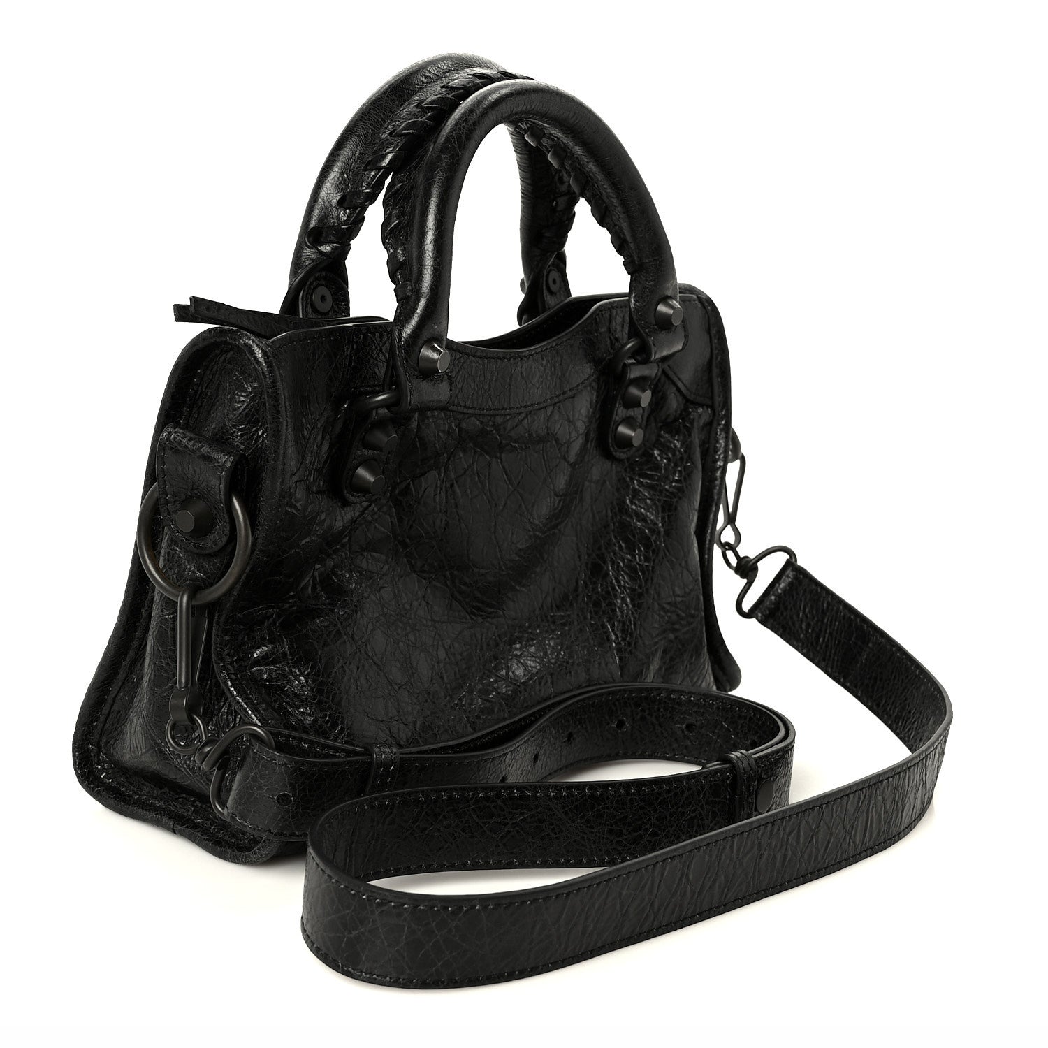 Balenciaga Agneau Arena Classic Hardware Le City Mini  Black 3 of 11