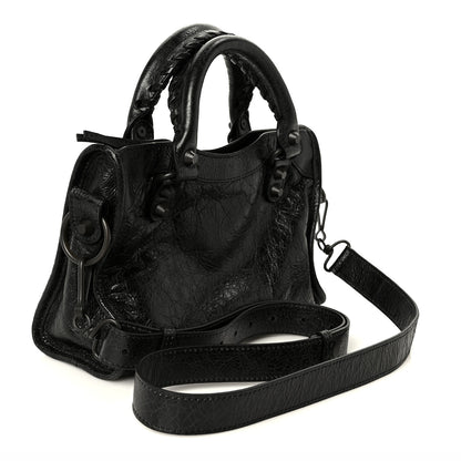 Balenciaga Agneau Arena Classic Hardware Le City Mini  Black 3 of 11