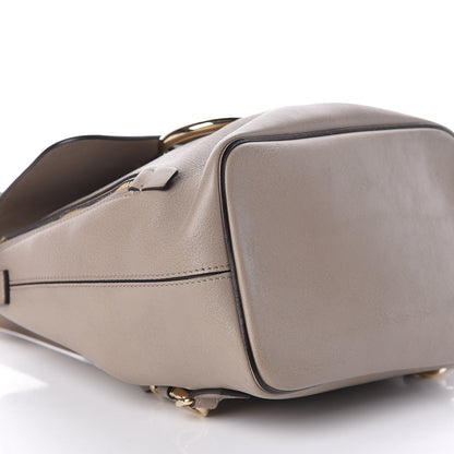 Chloe Suede Calfskin Small Faye Backpack Motty Grey 8 of 9