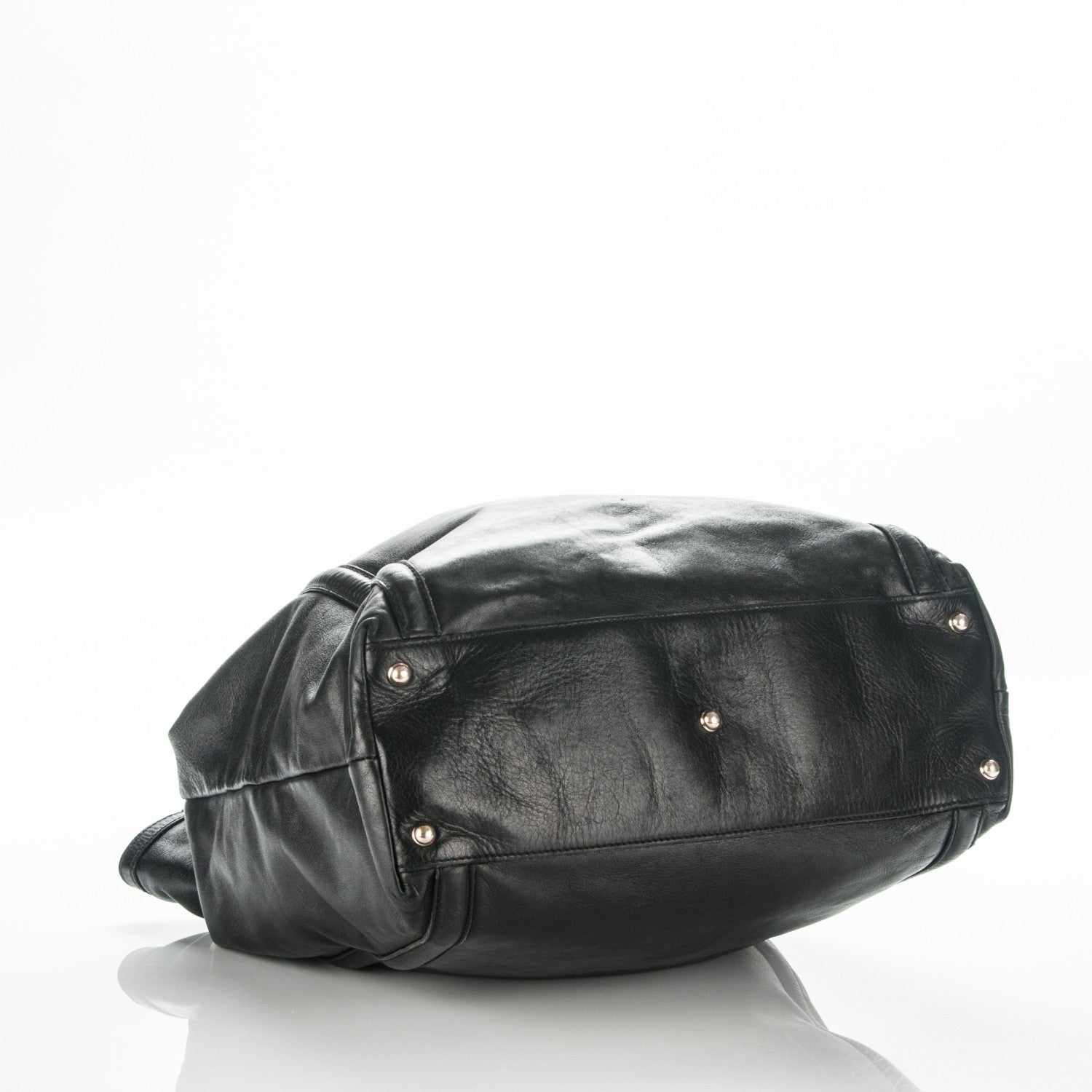 Gucci Calfskin Large Britt Shoulder Bag Black 4 of 9
