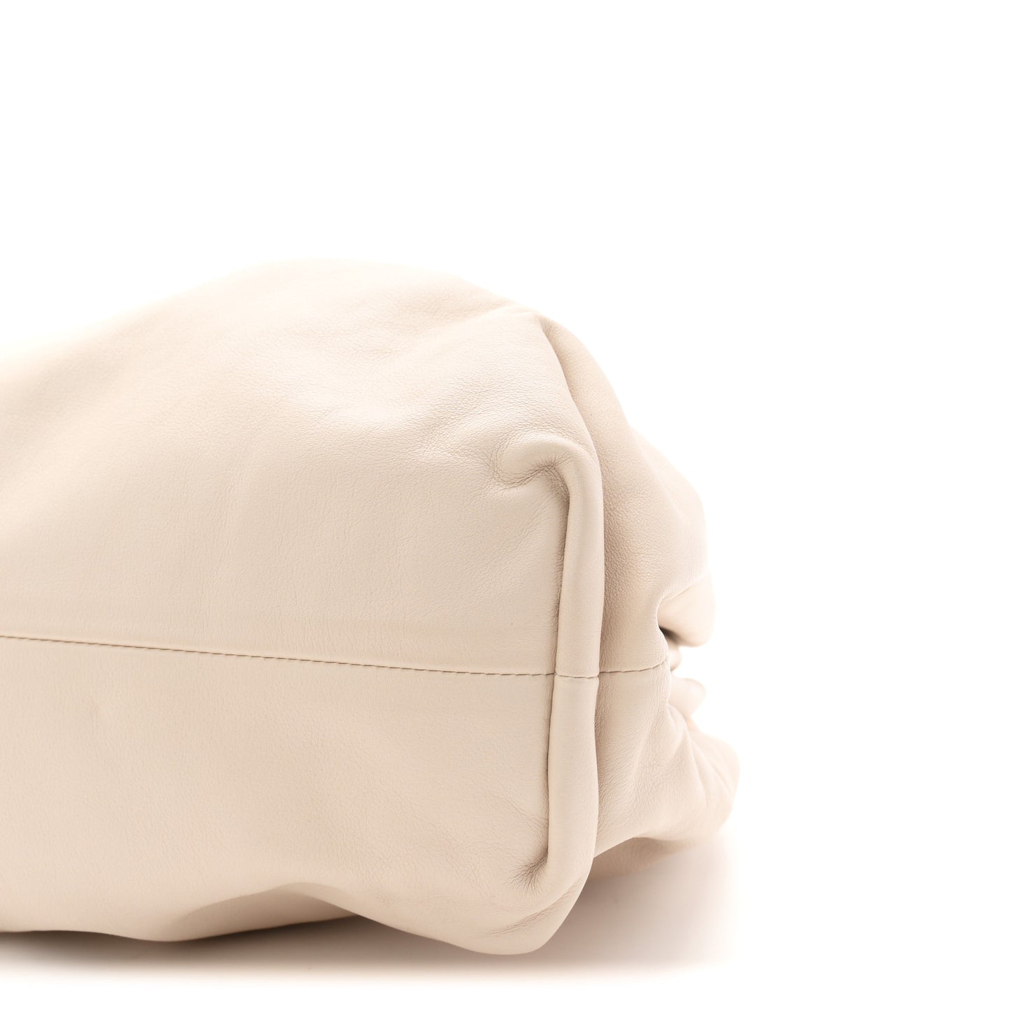 Smooth Butter Calf The Pouch Oversized Clutch Plaster