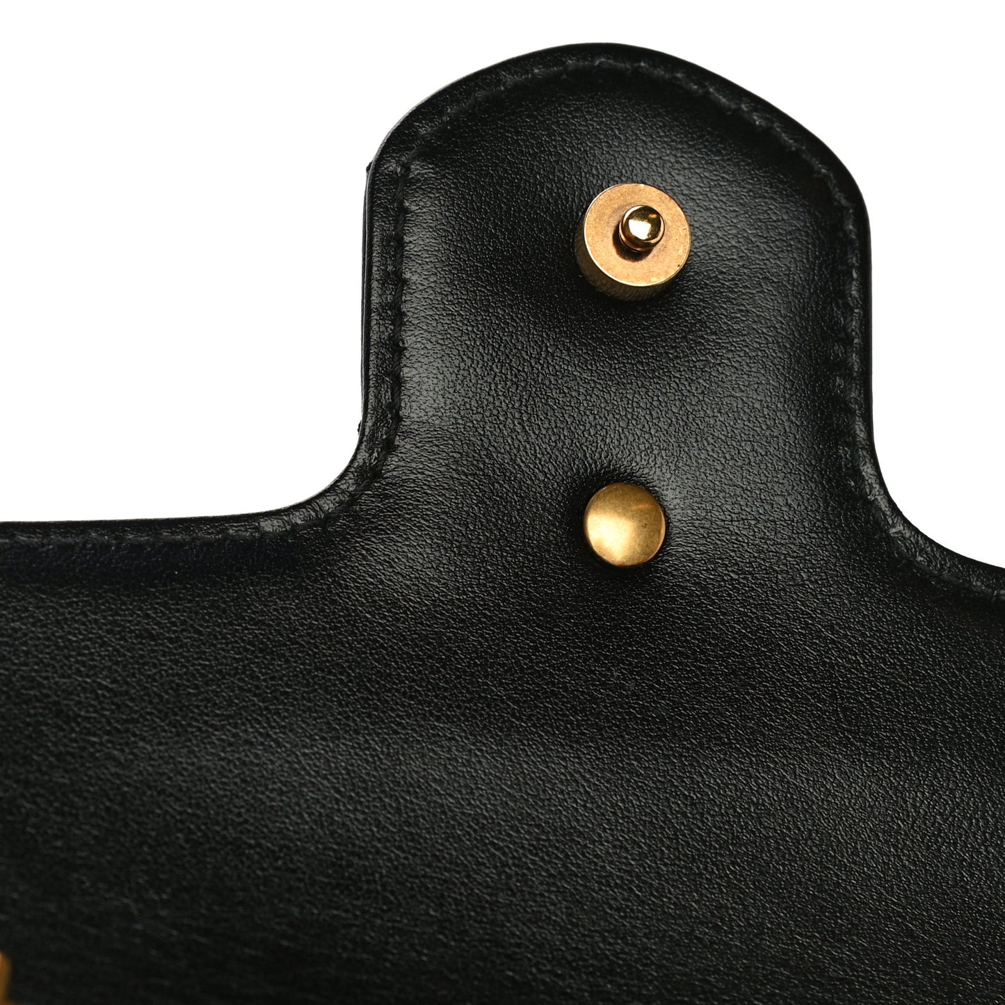 Calfskin Matelasse Super Mini GG Marmont Shoulder Bag Black