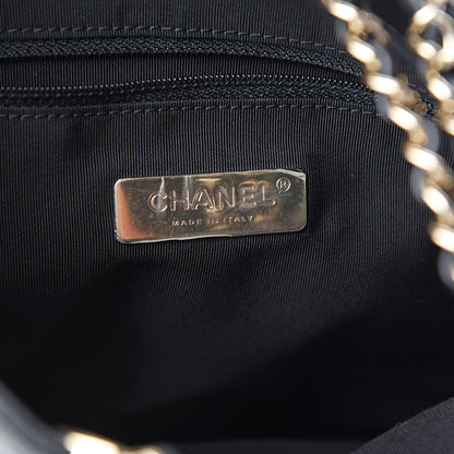 Chanel Lambskin Stitched CC Chain Backpack Black 6 of 9