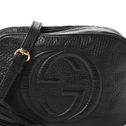 Gucci Pebbled Calfskin Small Soho Disco Bag Black 12 of 12