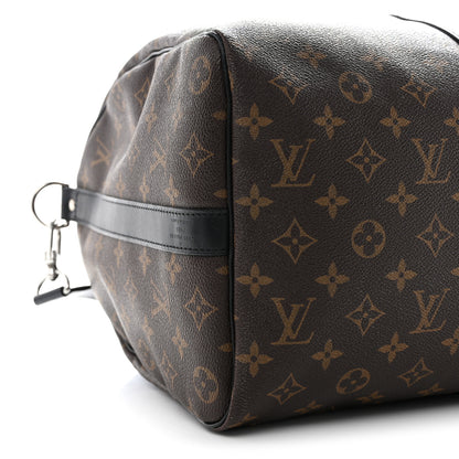 Louis Vuitton Monogram Macassar Keepall Bandouliere 45 5 of 9