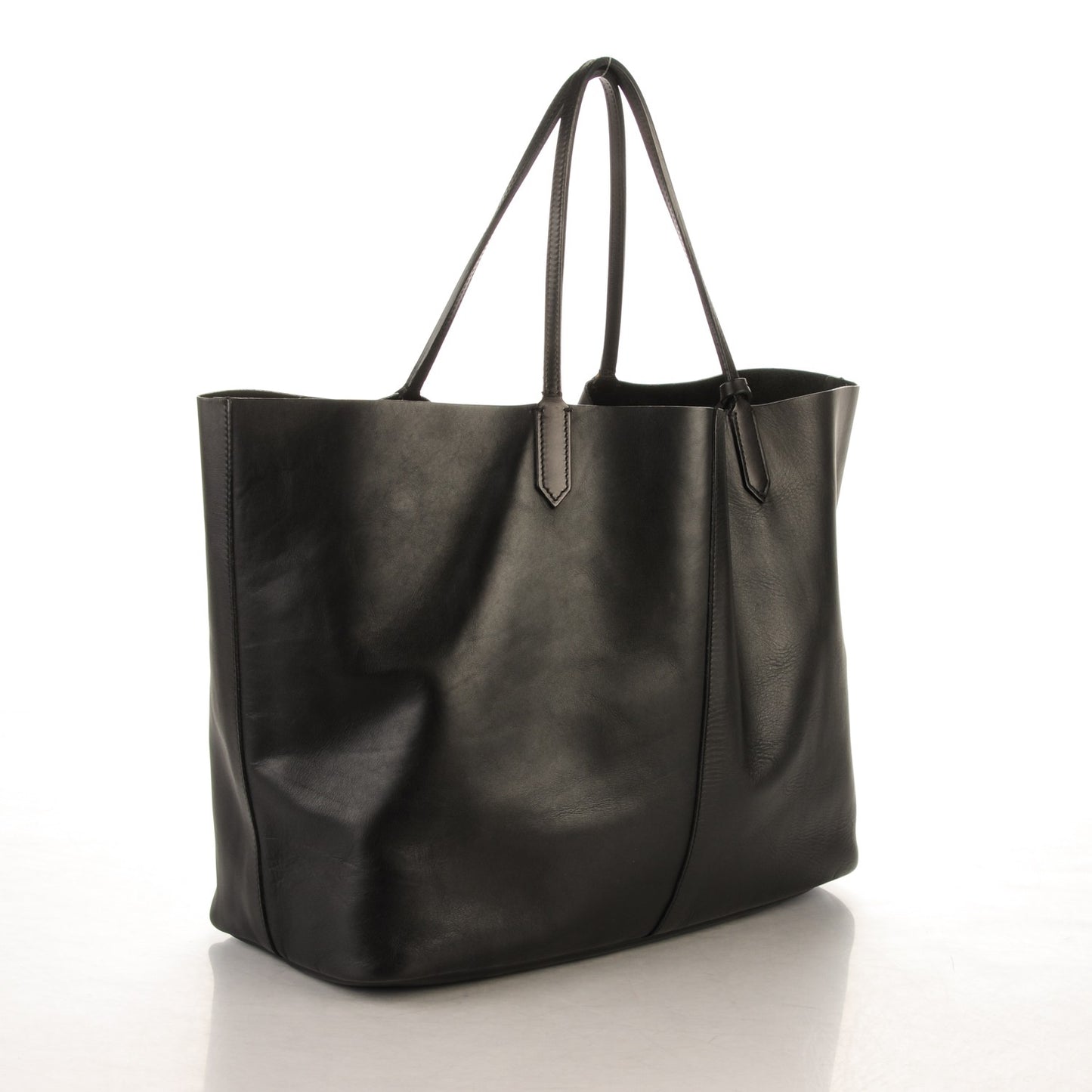 Calfskin Large Antigona Tote Black