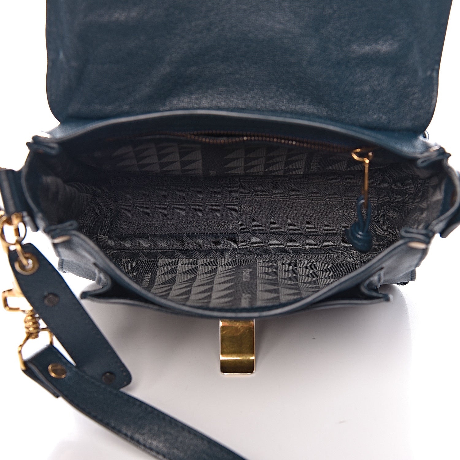 Proenza Schouler Lambskin PS1 Mini Crossbody Bag Indigo 5 of 13
