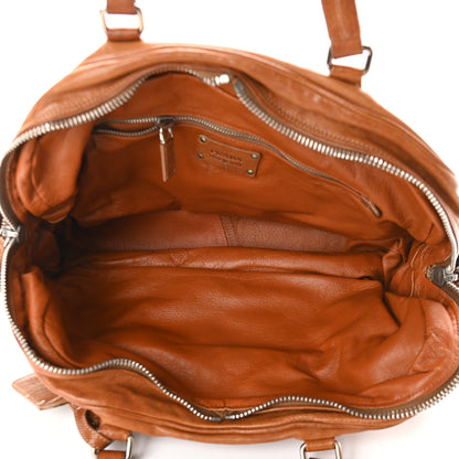 Prada Washed Buffalo Bag Cuoio 7 of 9