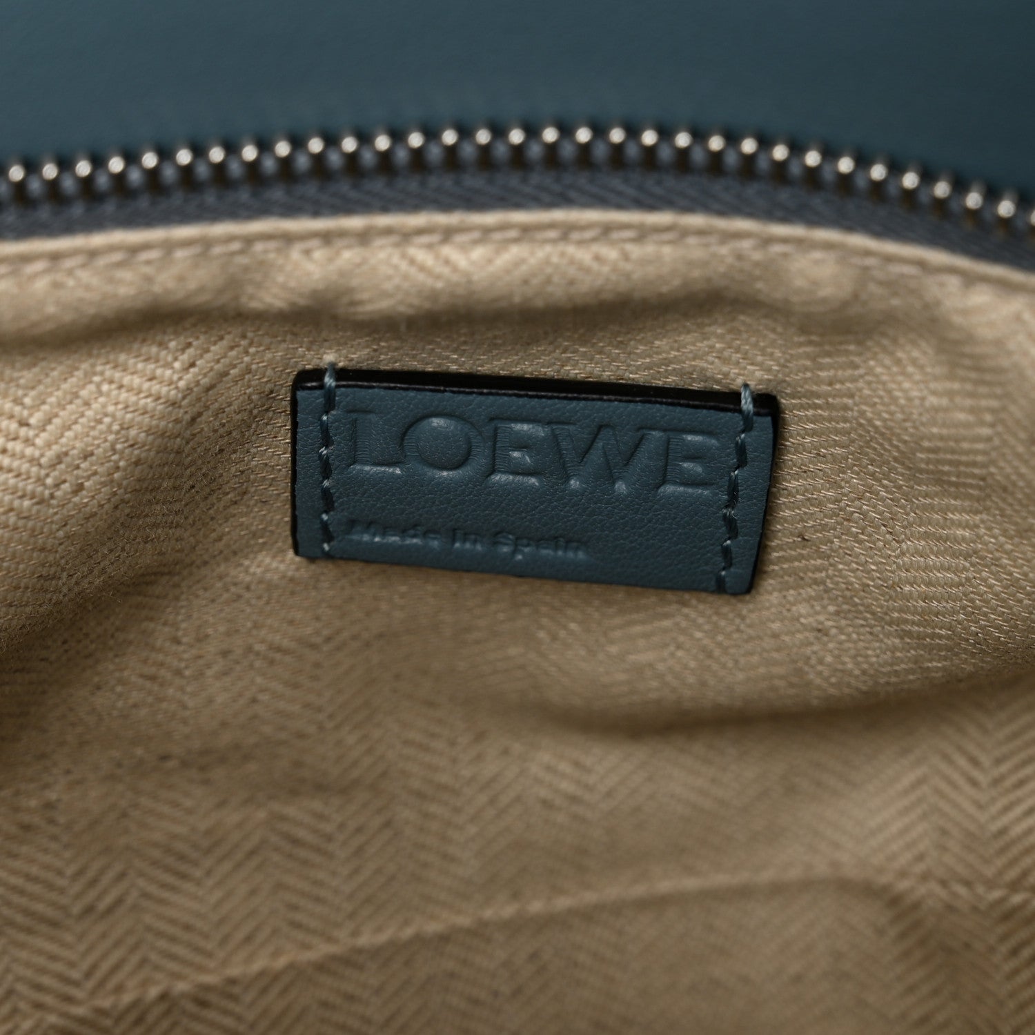 Loewe Calfskin Medium Puzzle Bag Stone Blue 6 of 8