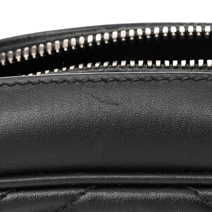 Gucci Calfskin Matelasse Monochrome Small GG Marmont Chain Shoulder Bag Black 14 of 17