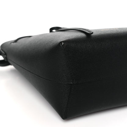 Mansur Gavriel Saffiano Mini Bucket Bag Black Flamma 8 of 10