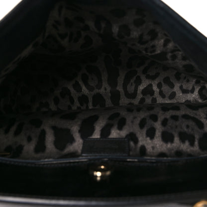 Dolce & Gabbana Patent Miss Sicily Tote Black 5 of 8