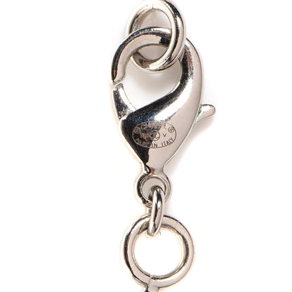 Chanel Crystal CC Timeless Necklace Silver 3 of 4