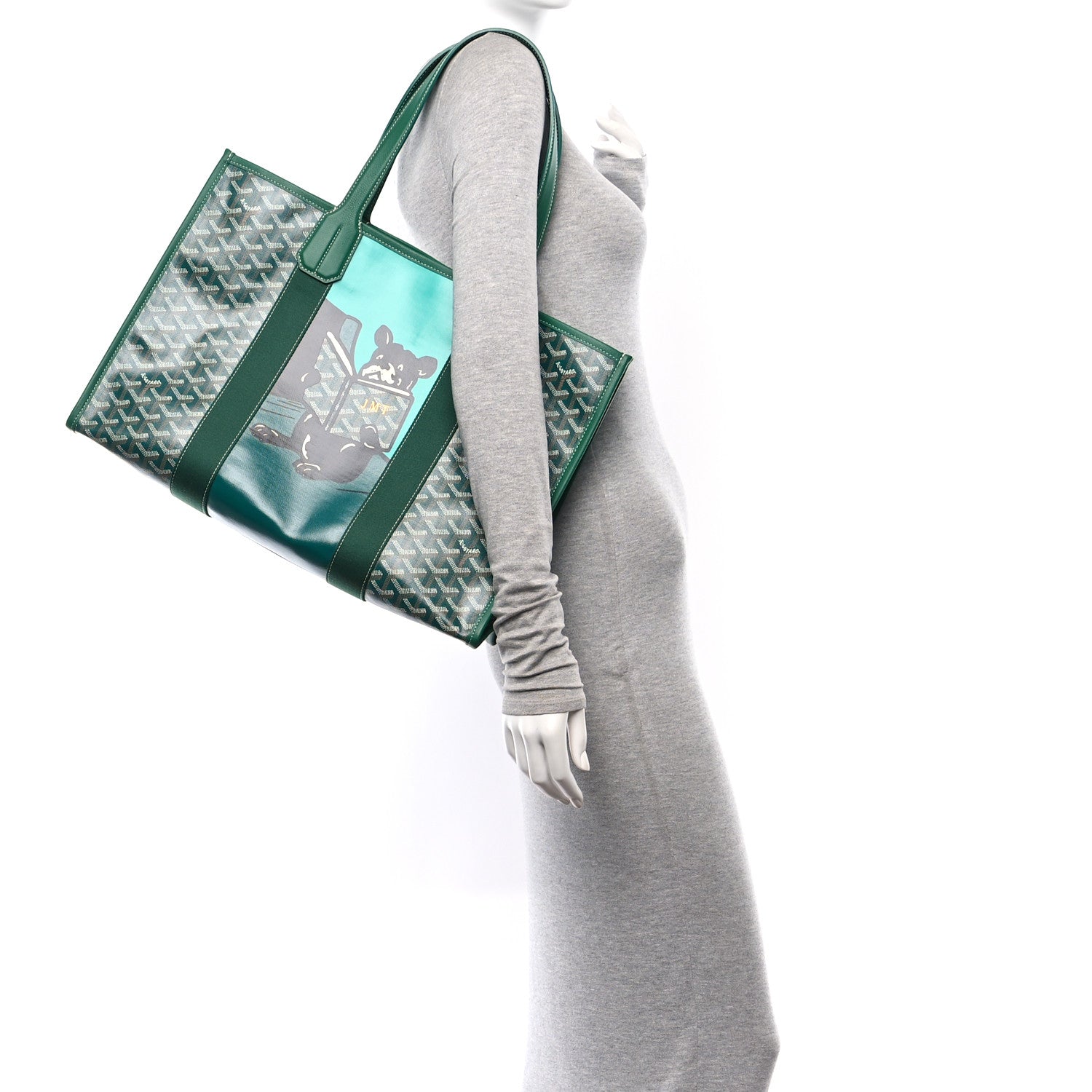 Goyard Goyardine Villette Tote Green 2 of 10