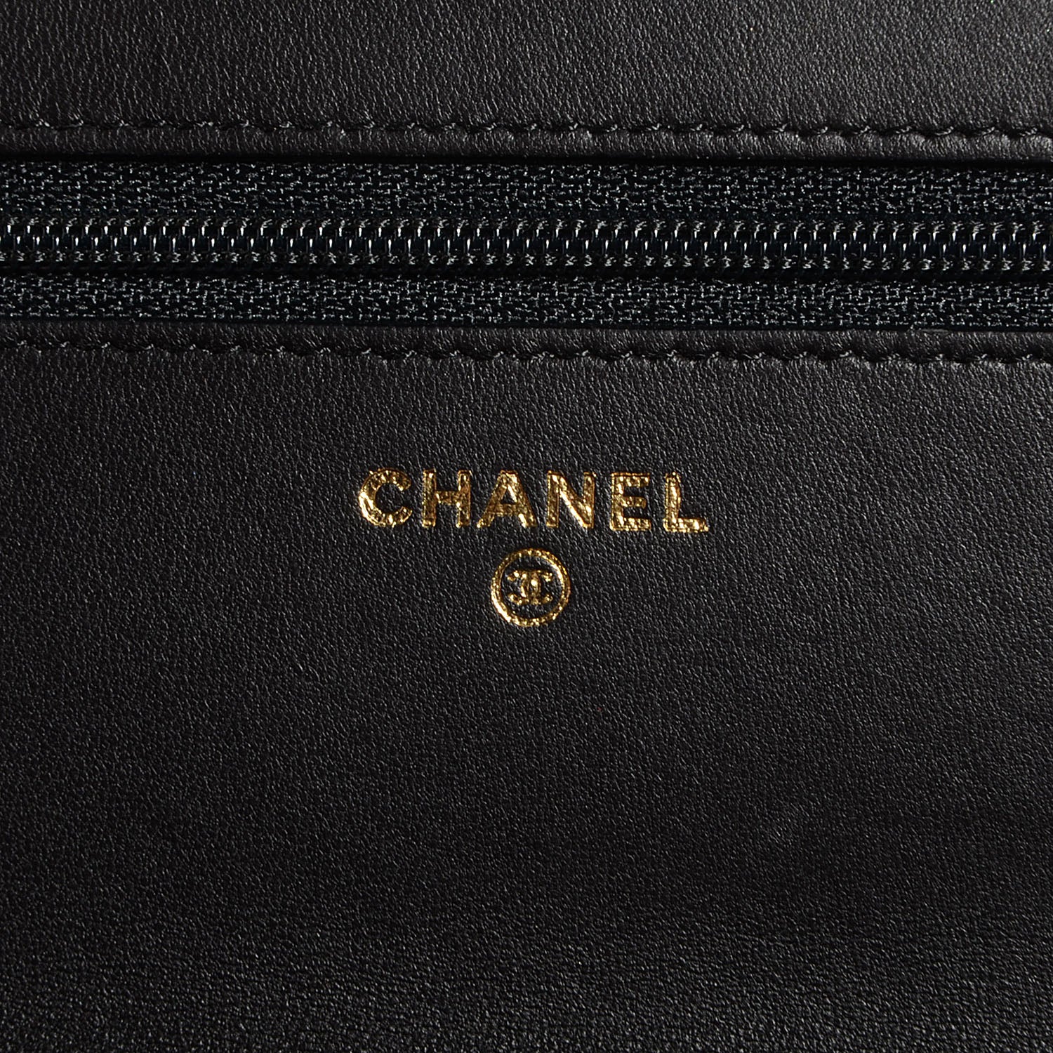 Chanel Lambskin Quilted Boy Wallet On Chain WOC Black 7 of 9