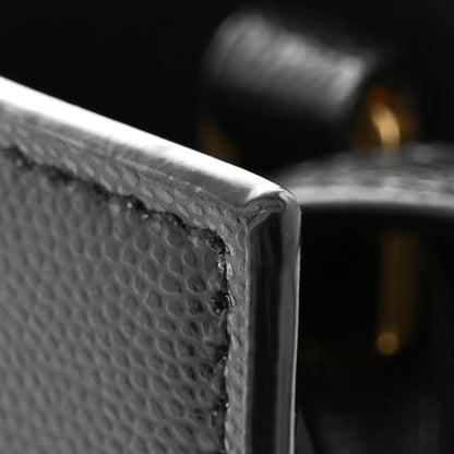 Saint Laurent Grain De Poudre Small Uptown Tote Black 13 of 14