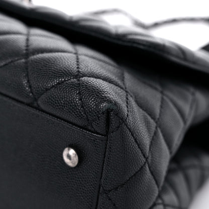 Chanel Caviar Quilted Small Coco Handle Flap Black 9 of 13