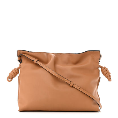 Loewe Nappa Flamenco Knot Clutch Warm Desert 1 of 10