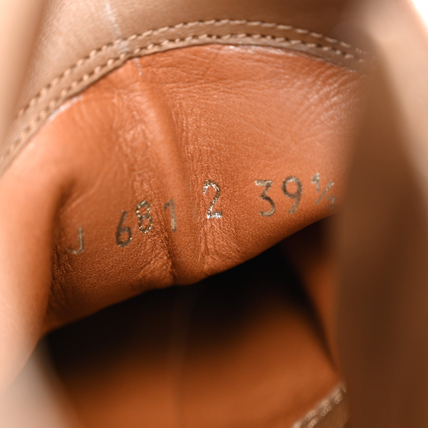 Grained Calfskin Rockstud Single Buckle 35mm Cowboy Ankle Boots 39.5 Nocciola