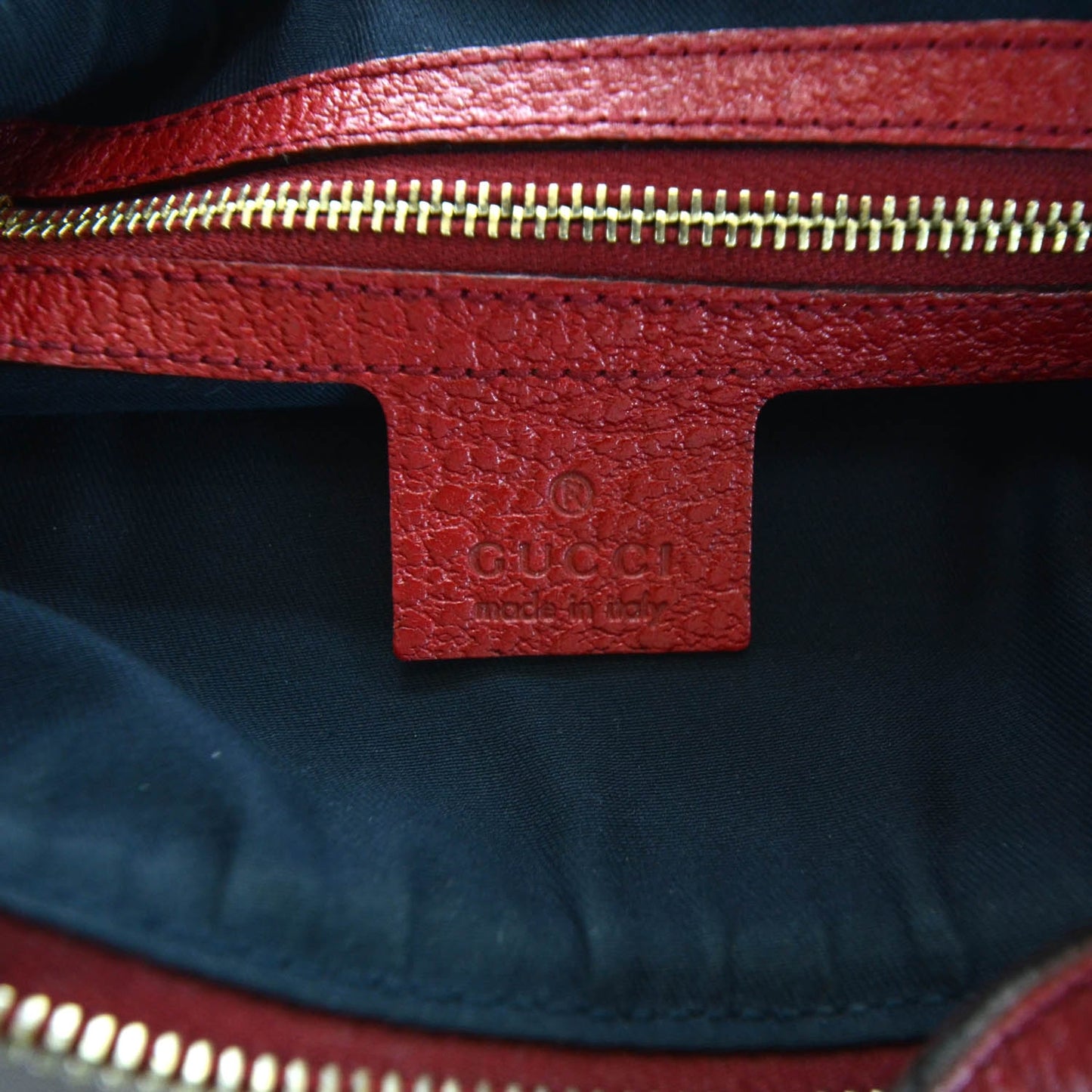 Leather Small Blondie Bag Red