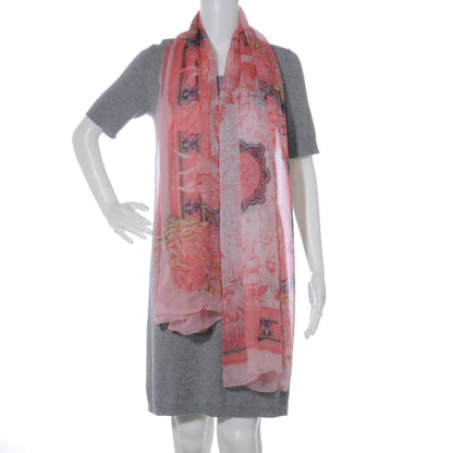 Hermes Mousseline Silk Azulejos Stole Shawl 3 of 6