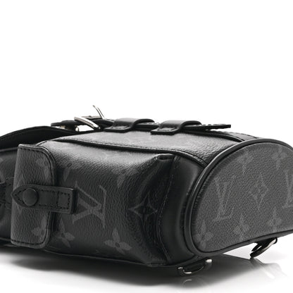 Louis Vuitton Monogram Eclipse Nano Christopher Backpack Black 8 of 9