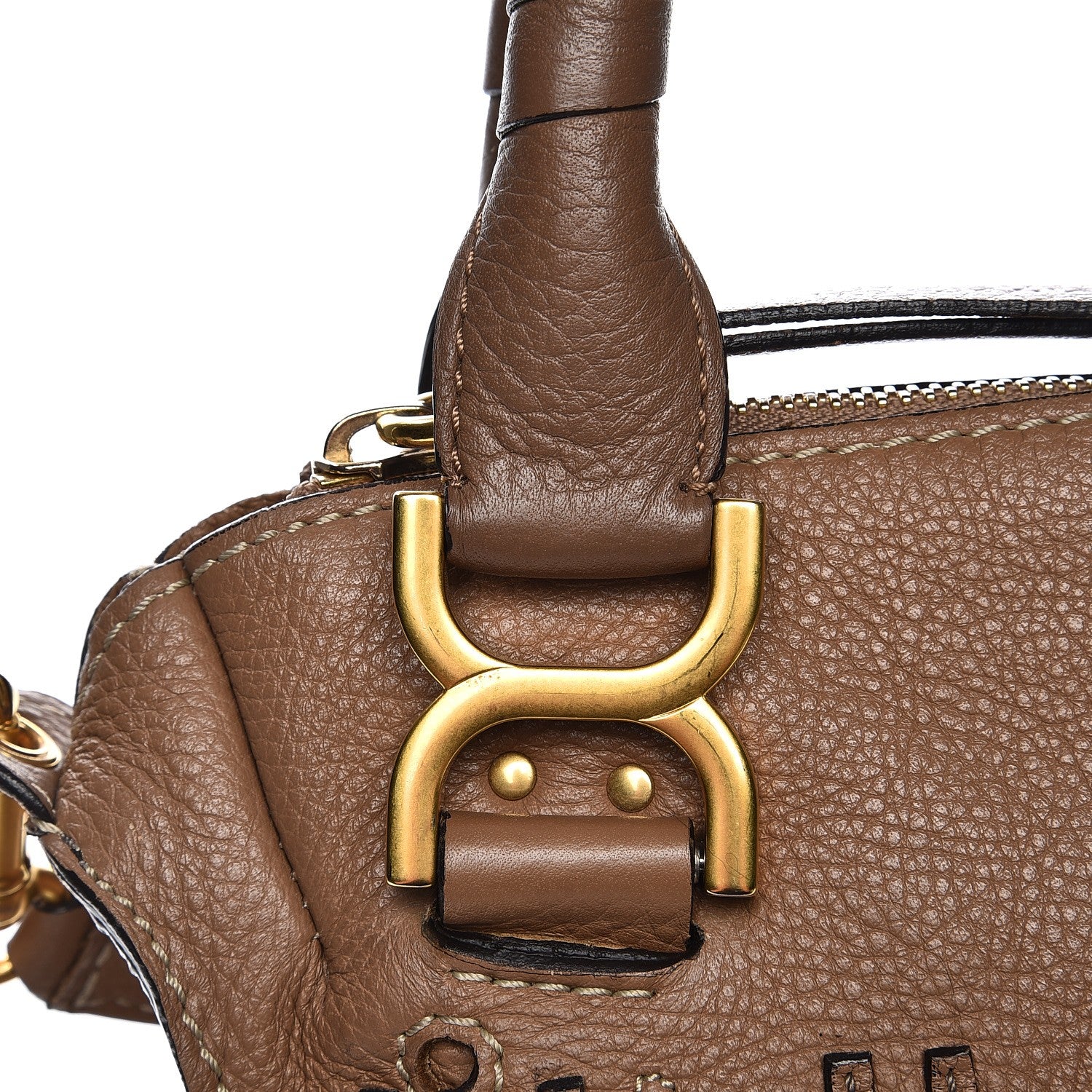 Chloe Calfskin Small Marcie Satchel Nut 14 of 21