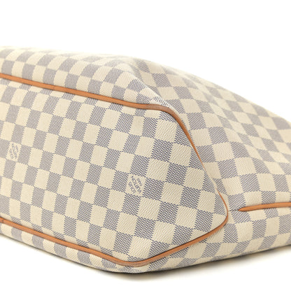 Louis Vuitton Damier Azur Delightful MM Rose Ballerine 9 of 14