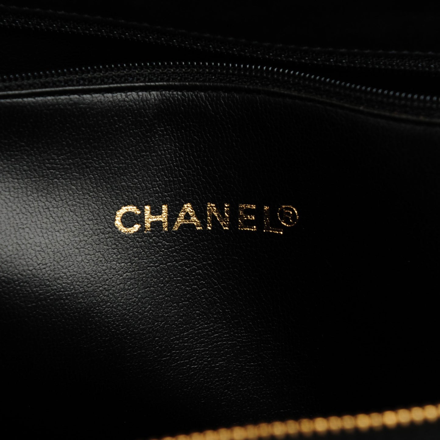Lambskin Chevron Top Handle Bag Black