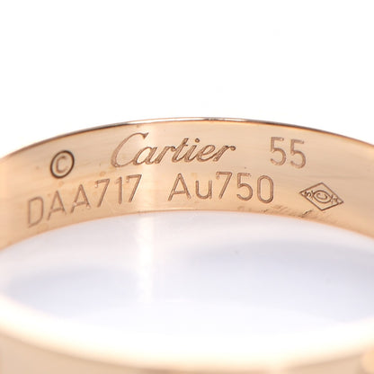 Cartier 18K Yellow Gold 3.5mm LOVE Wedding Band Ring 55 7.25 5 of 6