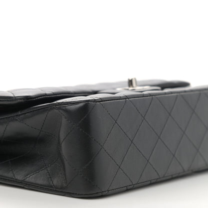 Chanel Lambskin Quilted Medium Double Flap Black 8 of 12