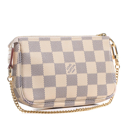 Louis Vuitton Damier Azur Mini Pochette Accessories 3 of 8
