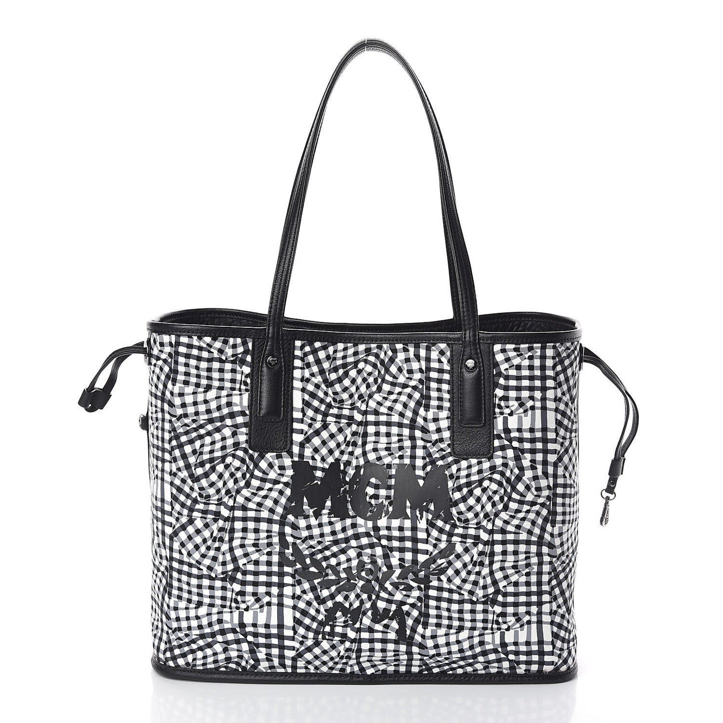 Visetos Medium Liz Reversible Shopper Tote Black
