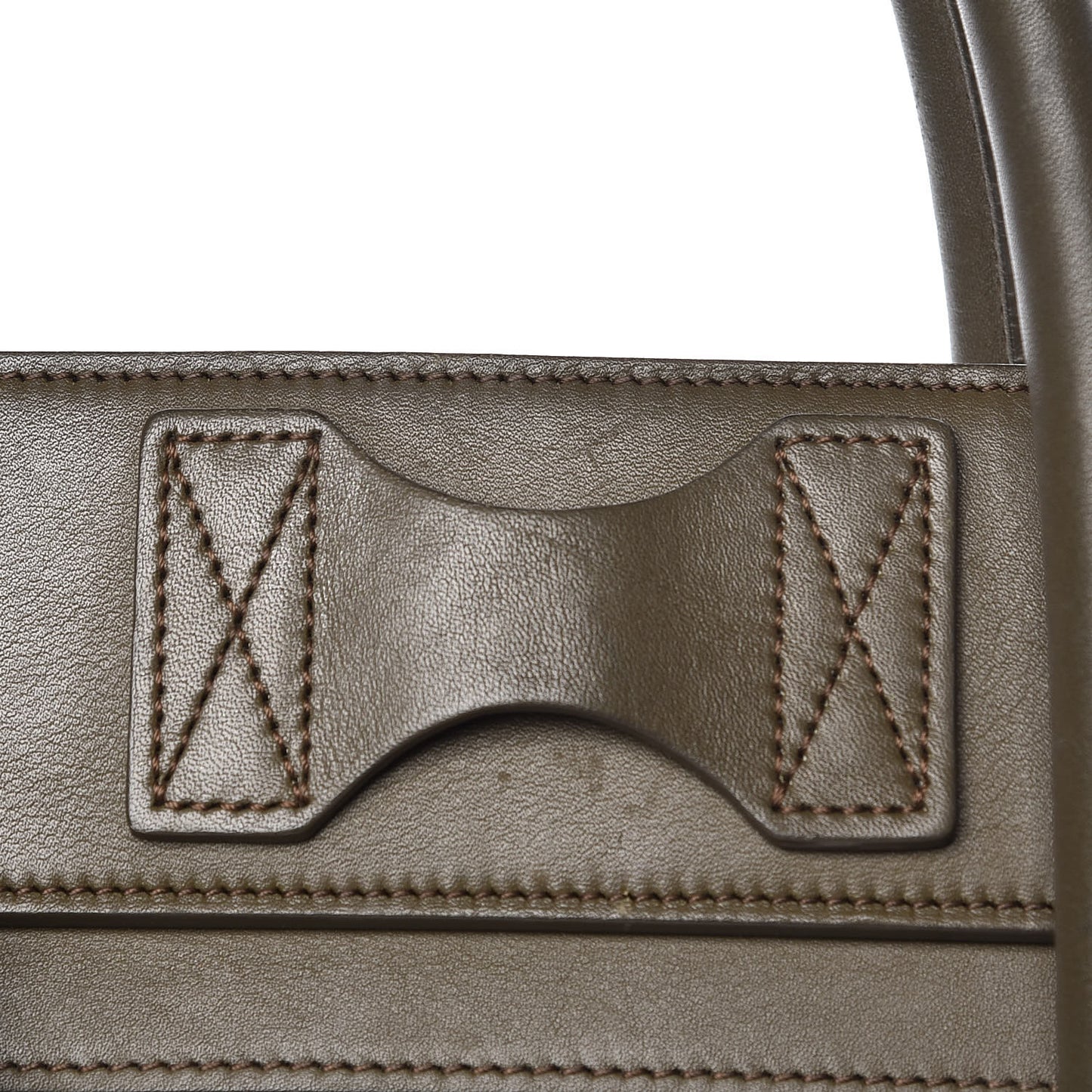 Smooth Calfskin Mini Luggage Khaki