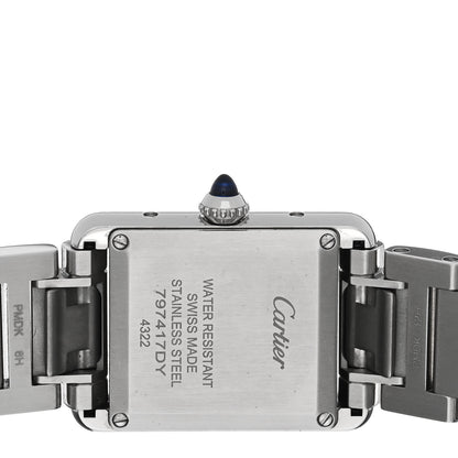 Cartier Stainless Steel 22mm Tank Must Quartz Watch 4 of 5