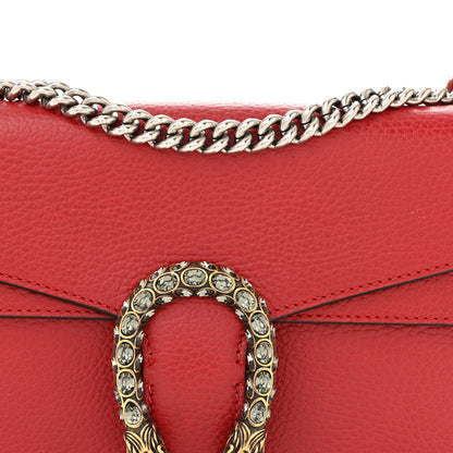 Gucci Dollar Calfskin Swarovski Crystal Small Dionysus Shoulder Bag Hibiscus Red 9 of 15